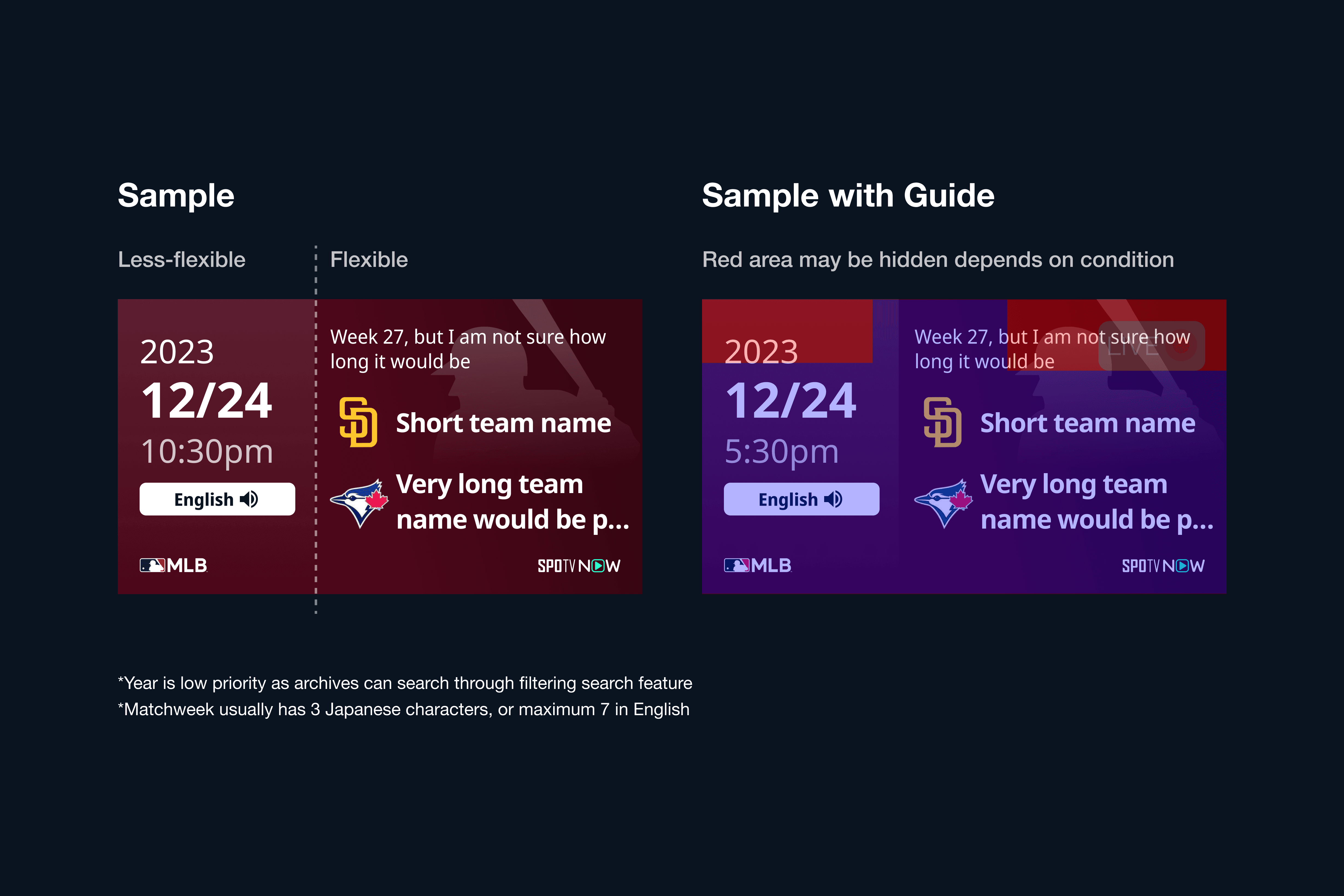 TV and mobile thumbnail comparison